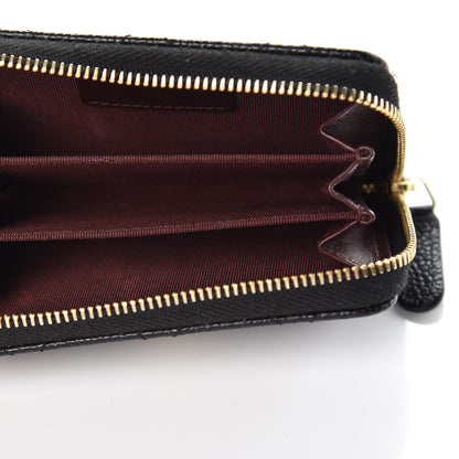 Chanel Caviar Quilted Zip Coin Purse Black 5 of 8