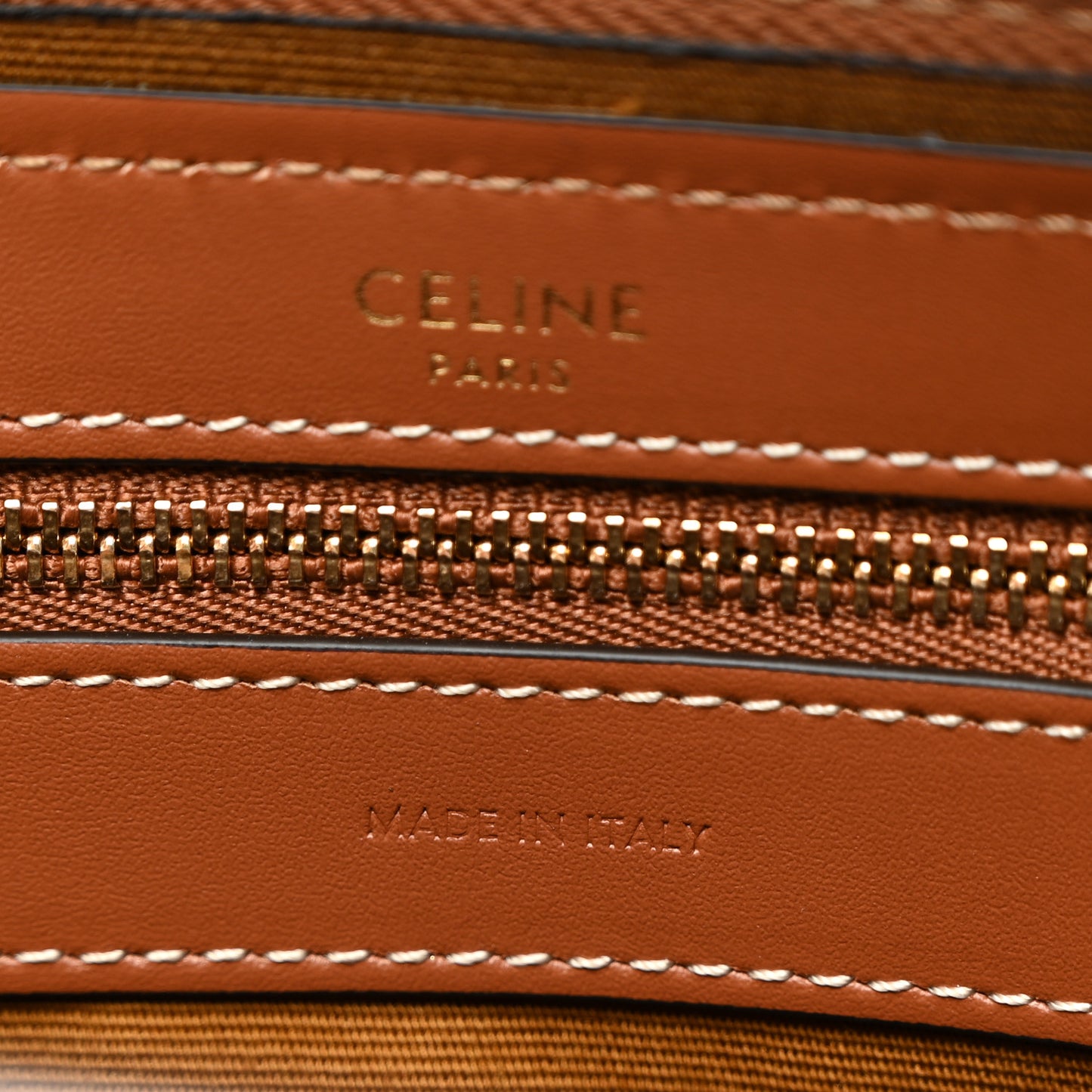 Triomphe Canvas Calfskin Boston Bag Tan