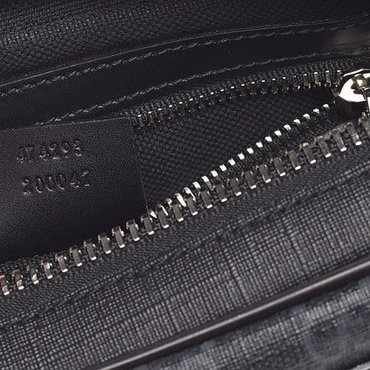 Gucci Soft GG Supreme Monogram Web Belt Bag Black Grey 8 of 8