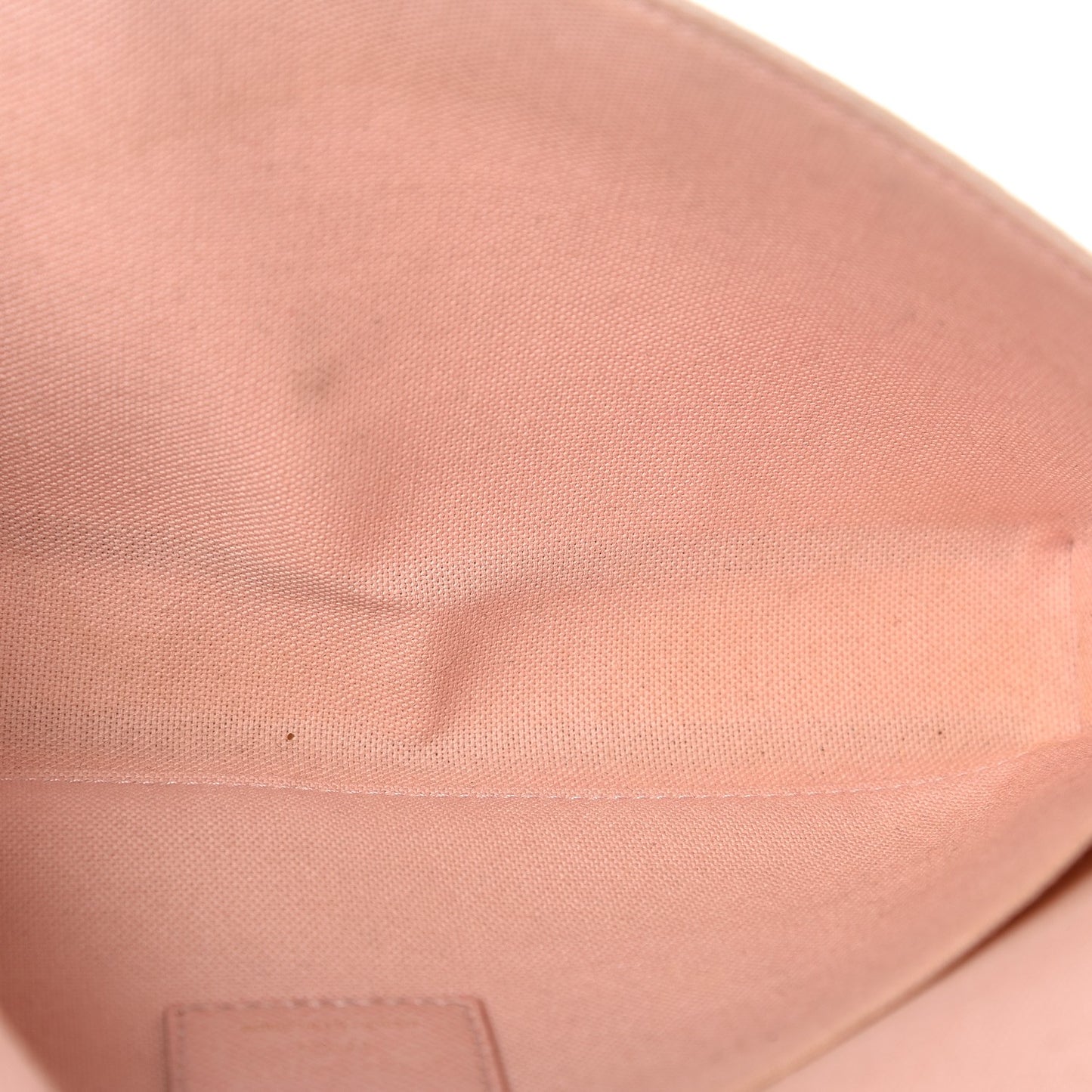 Damier Azur Pochette Felicie Chain Wallet Rose Ballerine
