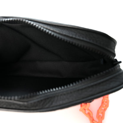 Louis Vuitton Taurillon Monogram Uniformes Solar Ray Soft Pochette Volga Belt Bag Black 4 of 9