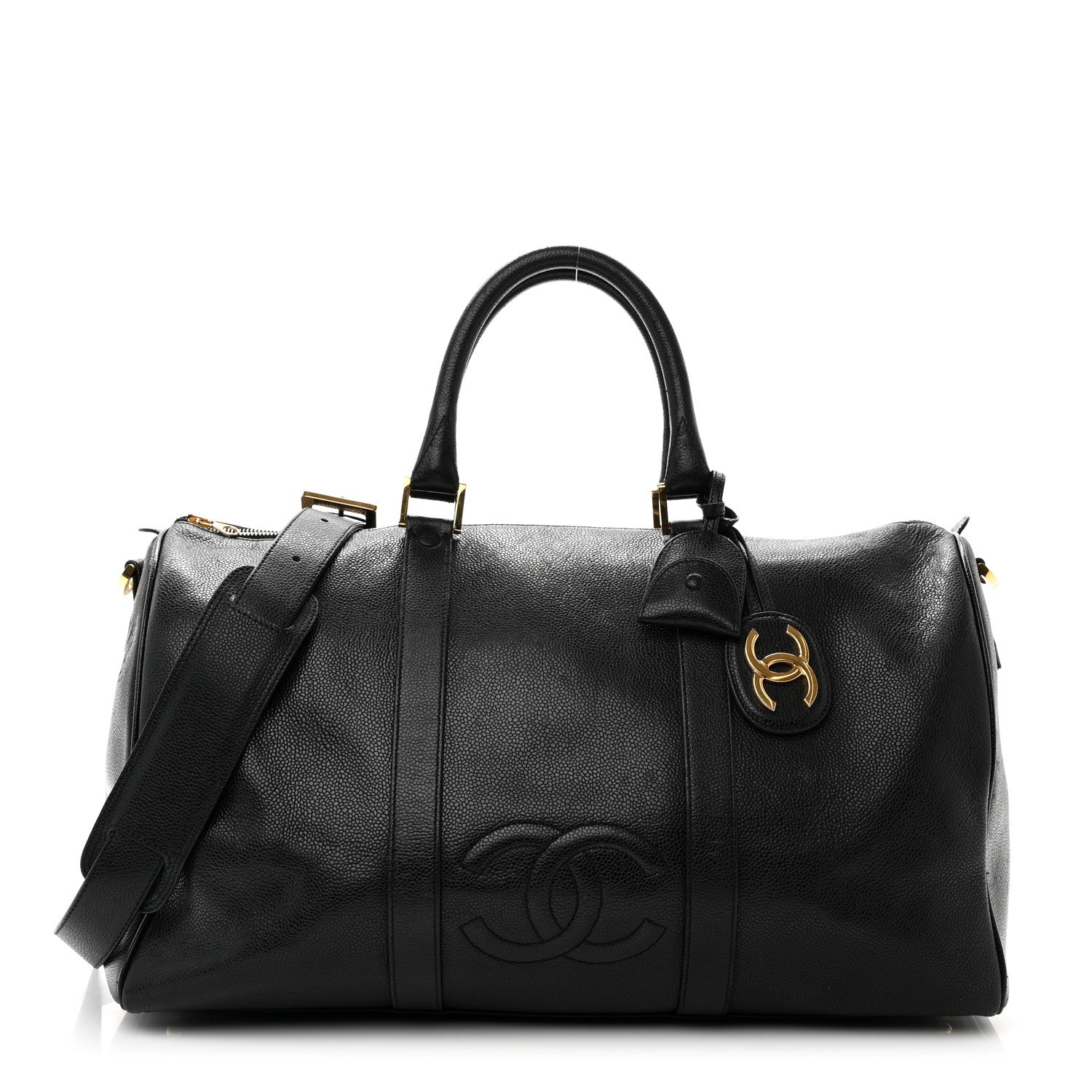 Chanel Caviar Timeless CC Duffel Bag Black 1 of 10