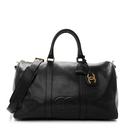 Chanel Caviar Timeless CC Duffel Bag Black 1 of 10