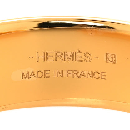 Hermes Epsom Olympe Hoop Earrings Gold 4 of 4