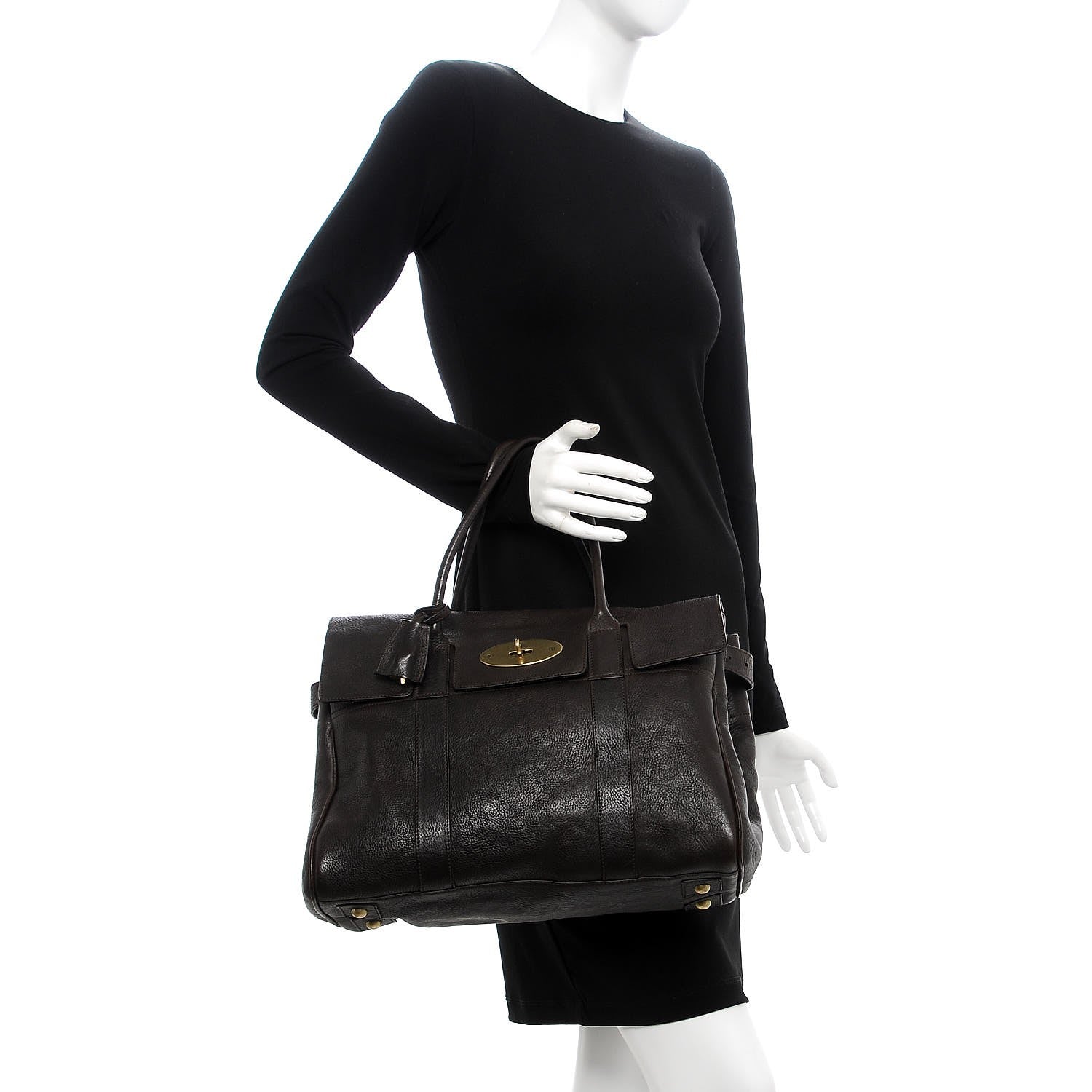 Mulberry Natural Leather Bayswater Chocolate 2 of 18