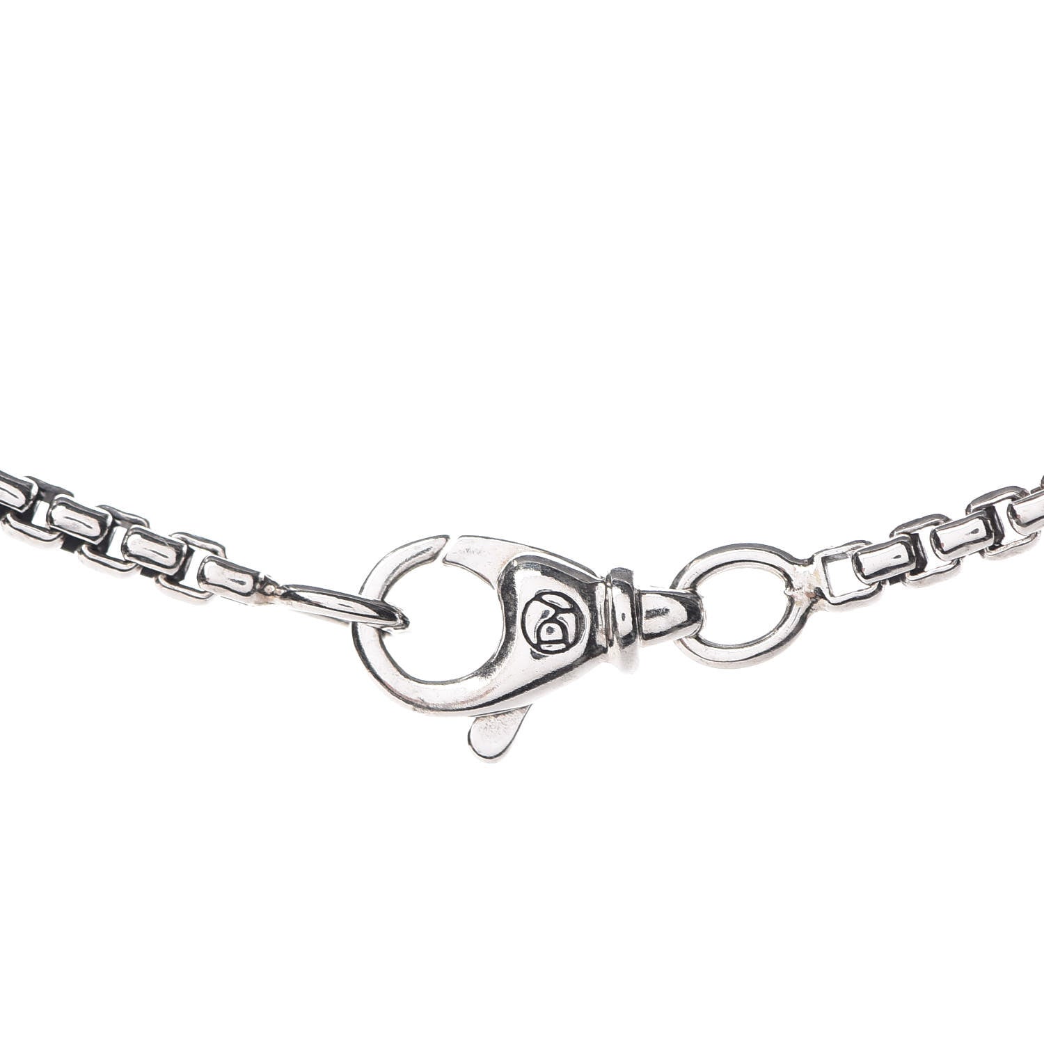 David Yurman Sterling Silver 2.7mm Small Box Chain Necklace 20" 4 of 5