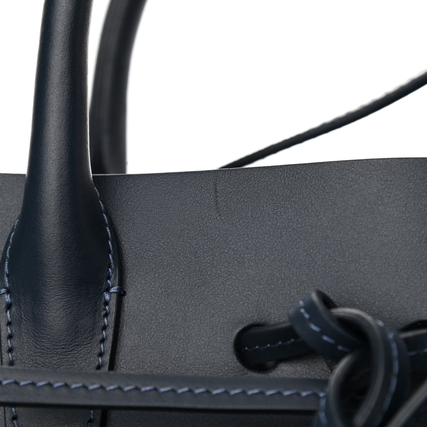 Calfskin Mini Sun Bag Blu
