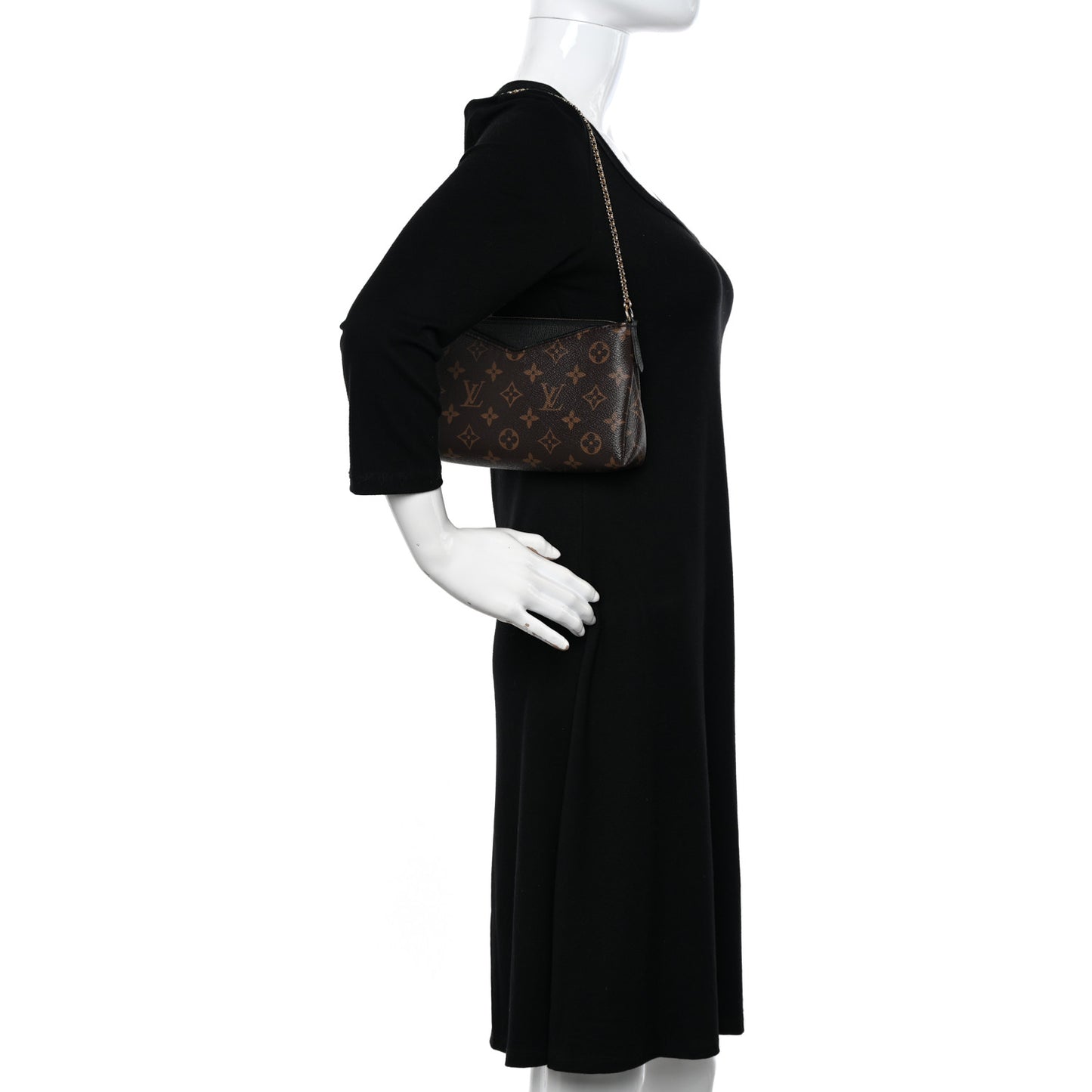 Monogram Pallas Clutch Black