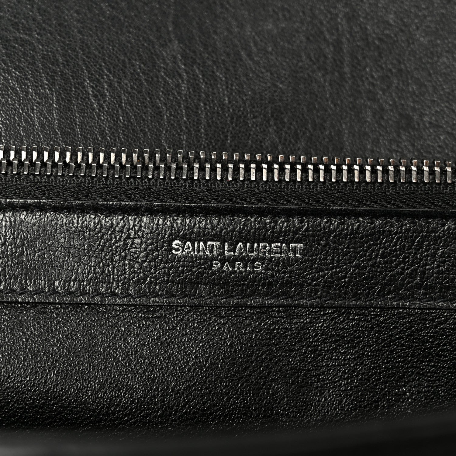 Saint Laurent Sheepskin Matelasse Chevron Monogram Large College Satchel Black 6 of 12