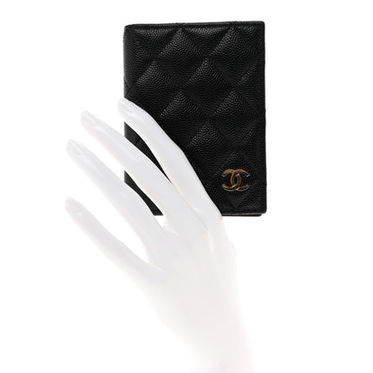 Chanel Caviar Quilted Card Holder Wallet Black 2 of 9