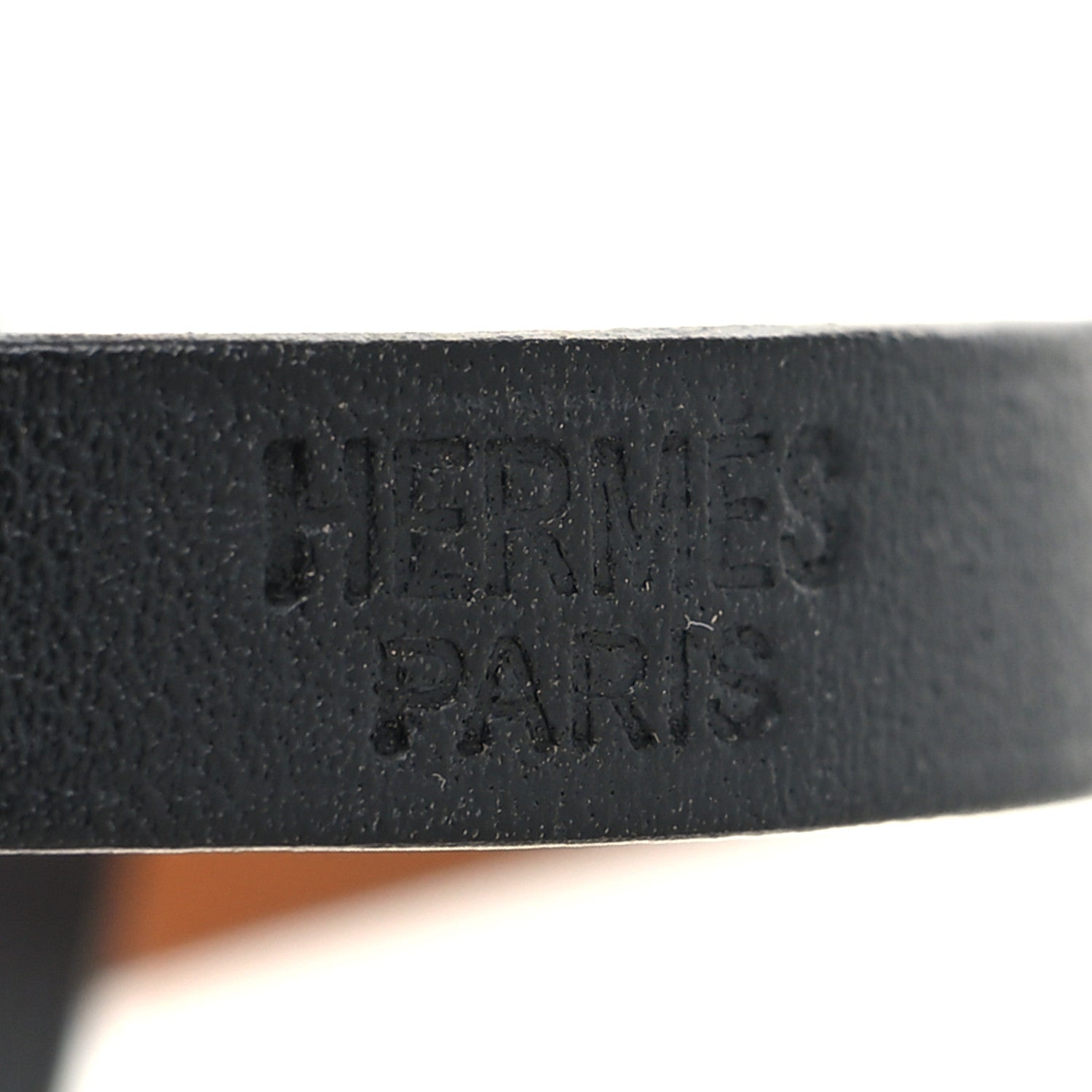 Hermes Chamonix Behapi Double Tour Bracelet T3 Black Fauve 4 of 5