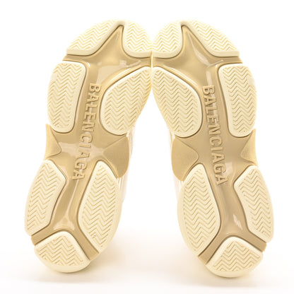 Balenciaga Fabric Mesh Mens Triple S Sneakers 12 White 6 of 8