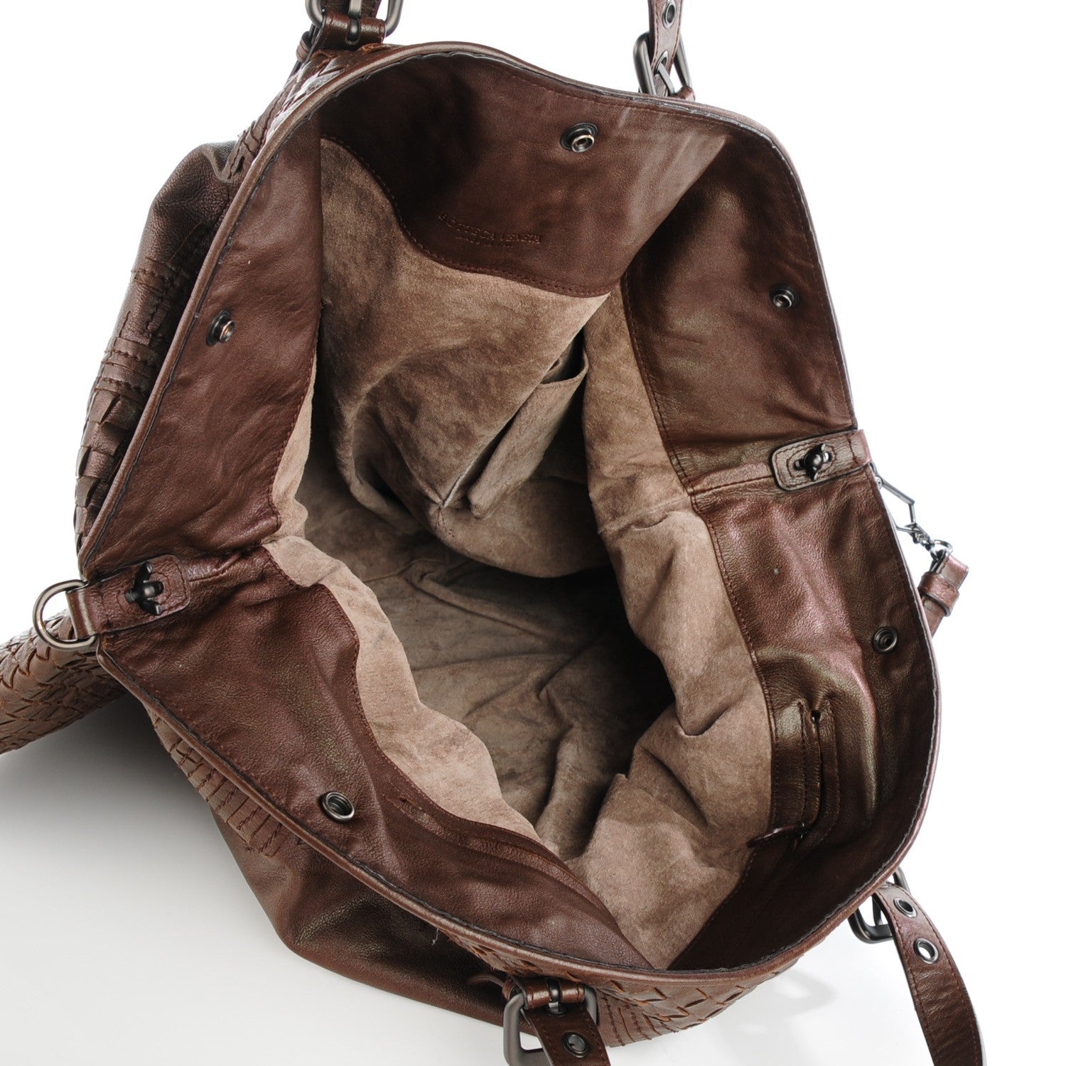 Bottega Veneta Iridescent Light Calf Maxi Scarabee Convertible Bag Bitter 4 of 7