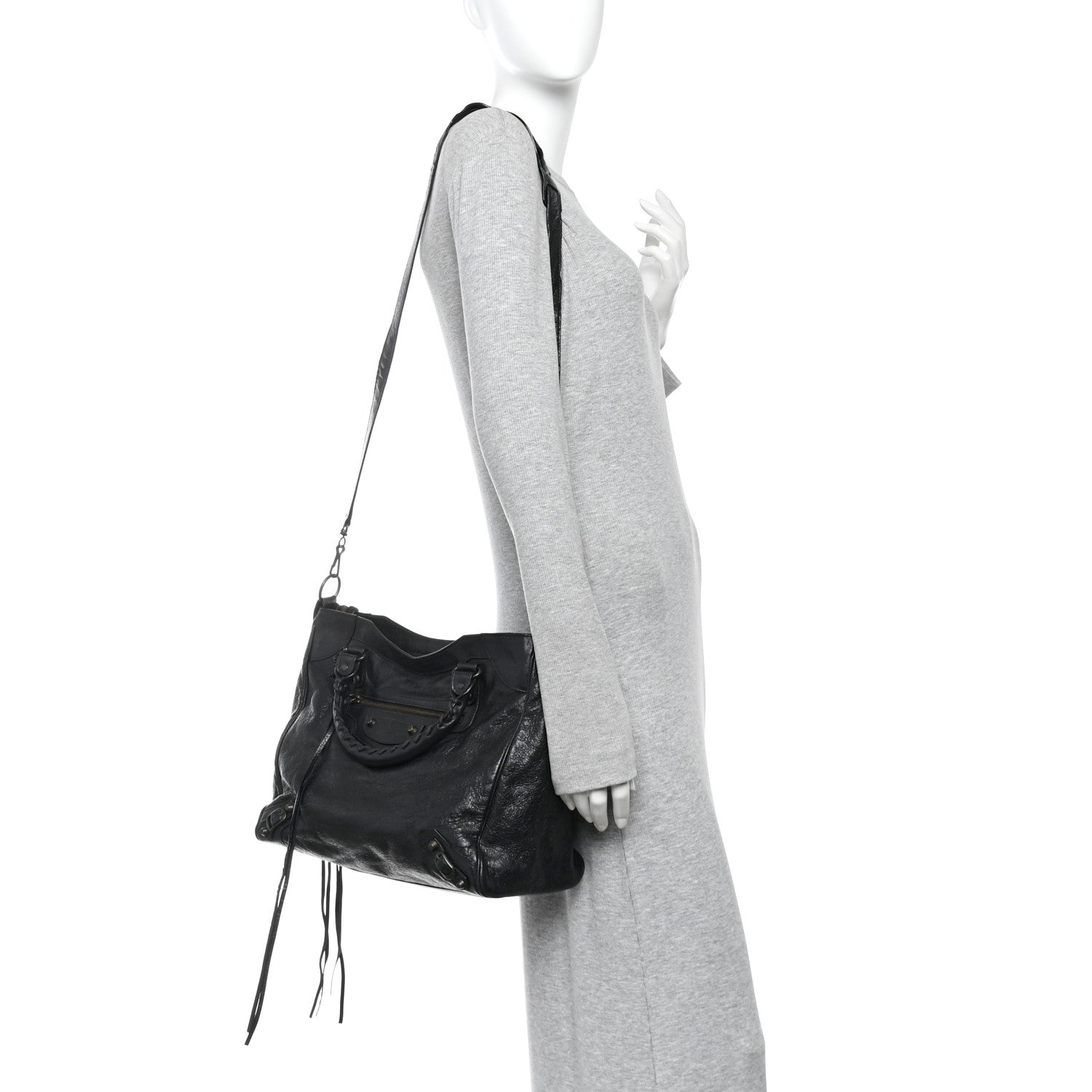 Balenciaga Agneau Classic Hardware Velo Black 2 of 10