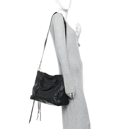 Balenciaga Agneau Classic Hardware Velo Black 2 of 10