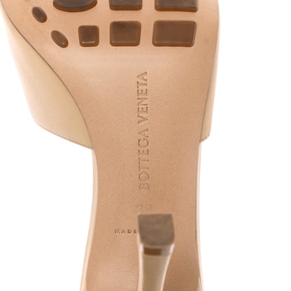 Bottega Veneta Lambskin Stretch Mule Sandals 39 Nude 6 of 12
