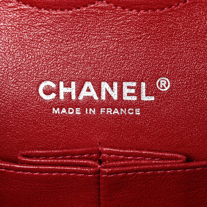 Chanel Patent Calfskin Quilted Medium Double Flap Red 5 of 9