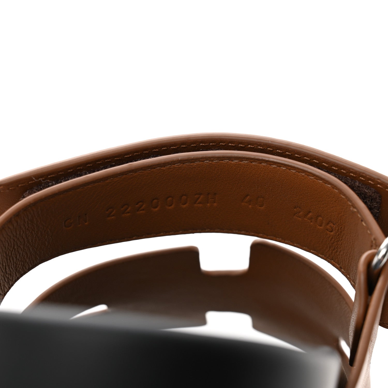 Hermes Calfskin Womens Chypre Sandals 40 Naturel 9 of 10