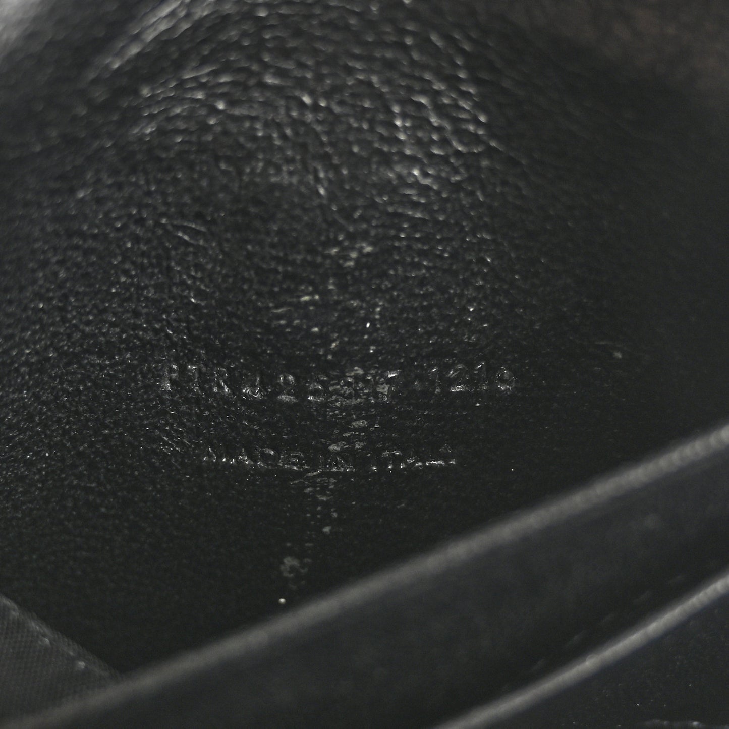 Nappa Monogram Blogger Bag Black White