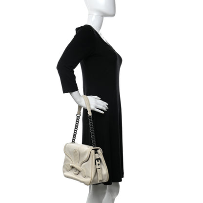 Bottega Veneta Intrecciato Rialto Shoulder Bag White 2 of 11