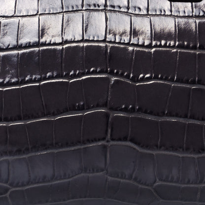 Givenchy Calfskin Crocodile Embossed Mini Antigona Storm Grey 12 of 14