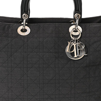 Christian Dior Nylon Cannage Large Lady Dior 8 of 10