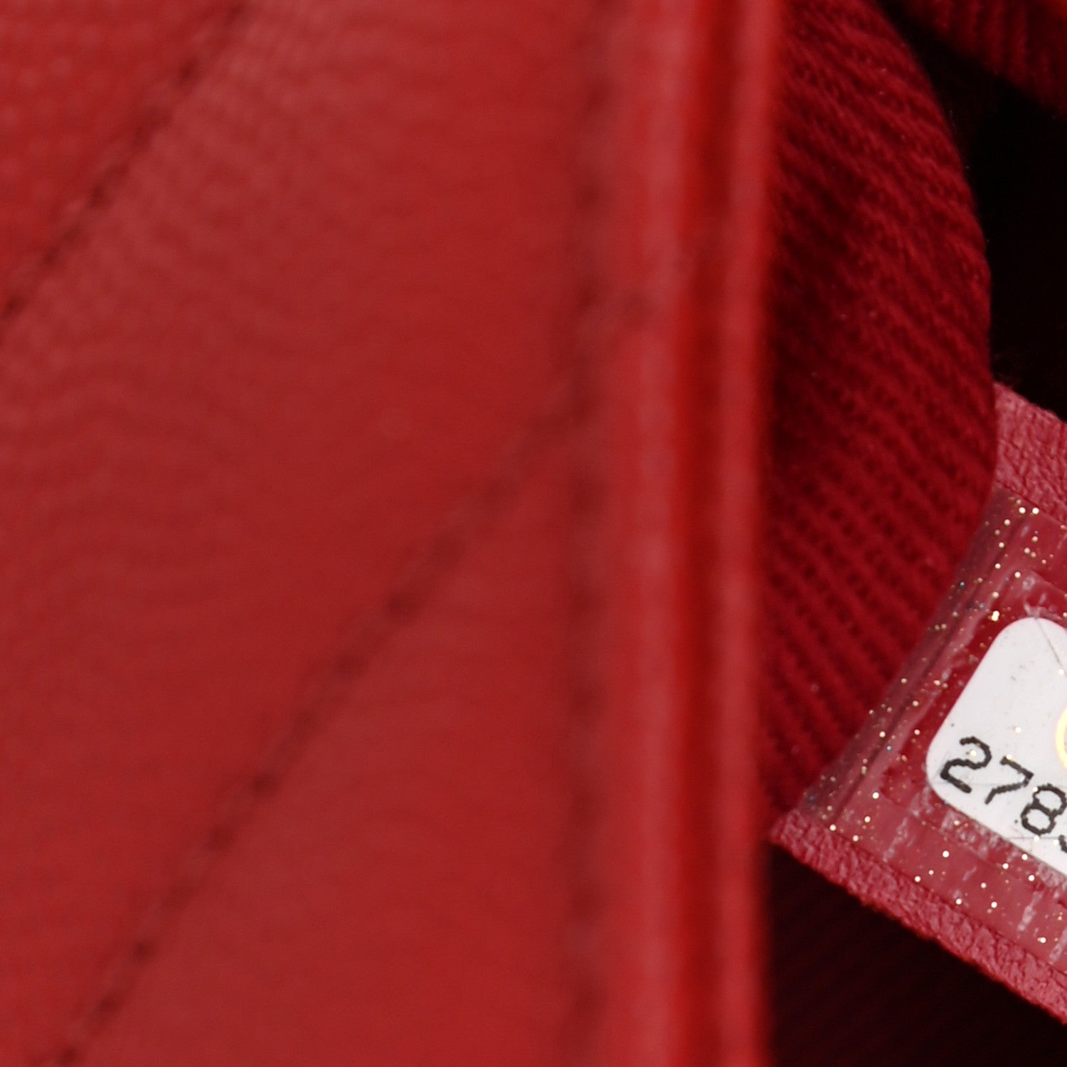 Chanel Caviar Chevron Quilted Mini Coco Handle Flap Red 7 of 9