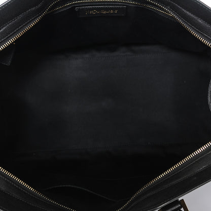 Saint Laurent Sheepskin Medium Cabas ChYc Black 5 of 6