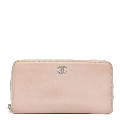 Chanel Caviar Sevruga Zip Around Wallet Pink 1 of 16