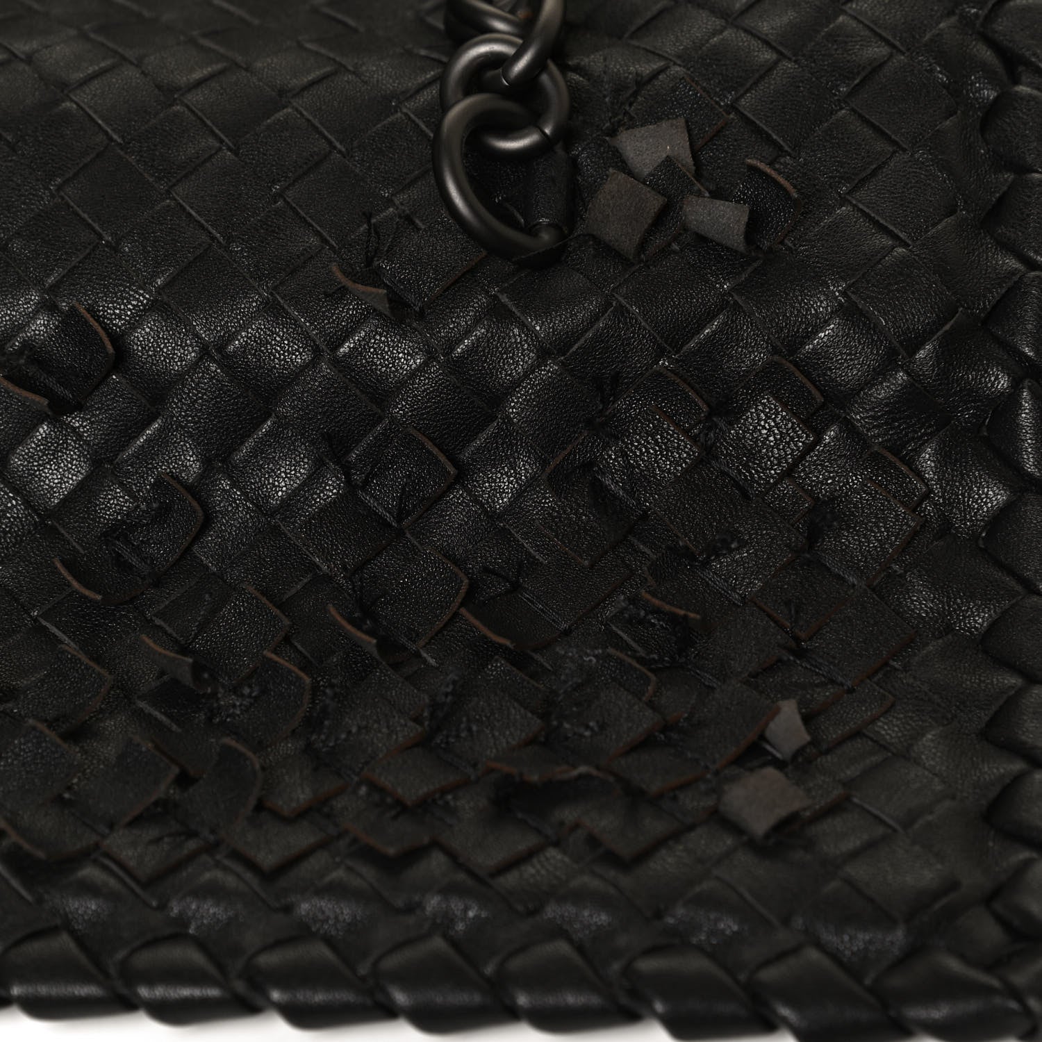 Bottega Veneta Nappa Intrecciato Fringe Flap Black 12 of 12
