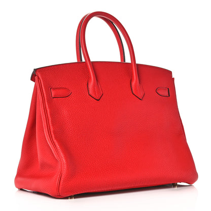 Hermes Togo Birkin 35 Geranium 2 of 37