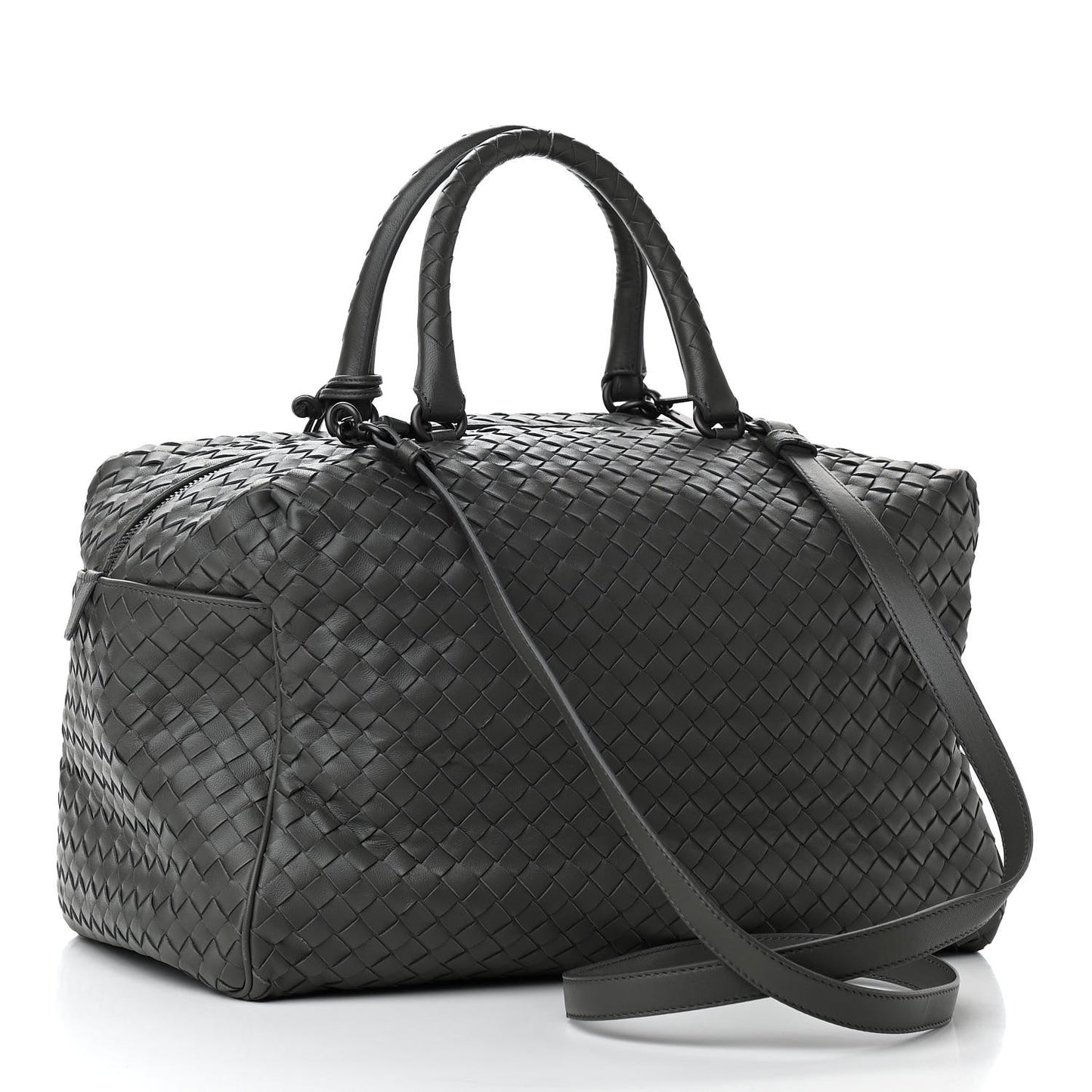 Nappa Intrecciato Boston Grey