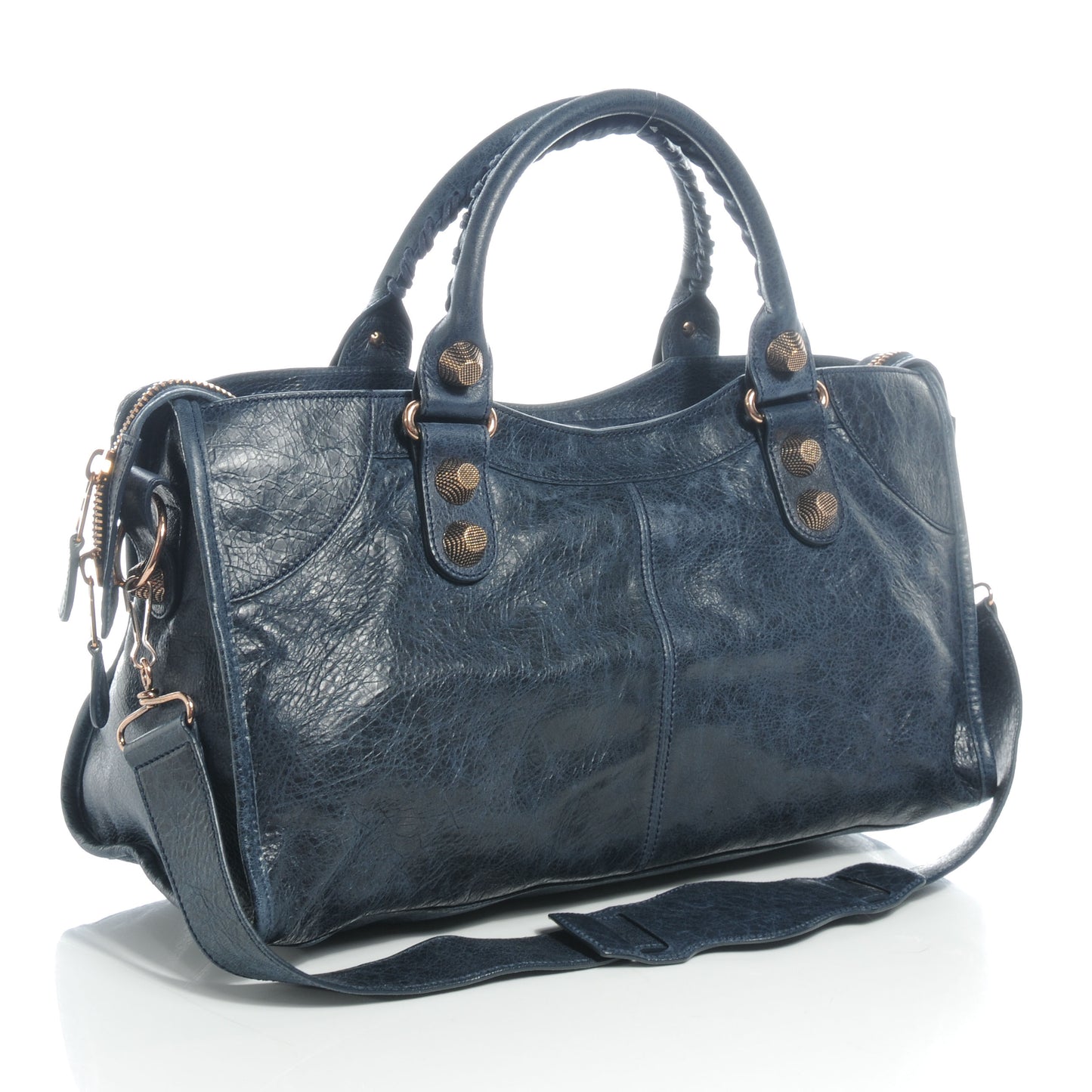 Agneau Giant 12 Rose Gold Hardware Part Time Dark Night
