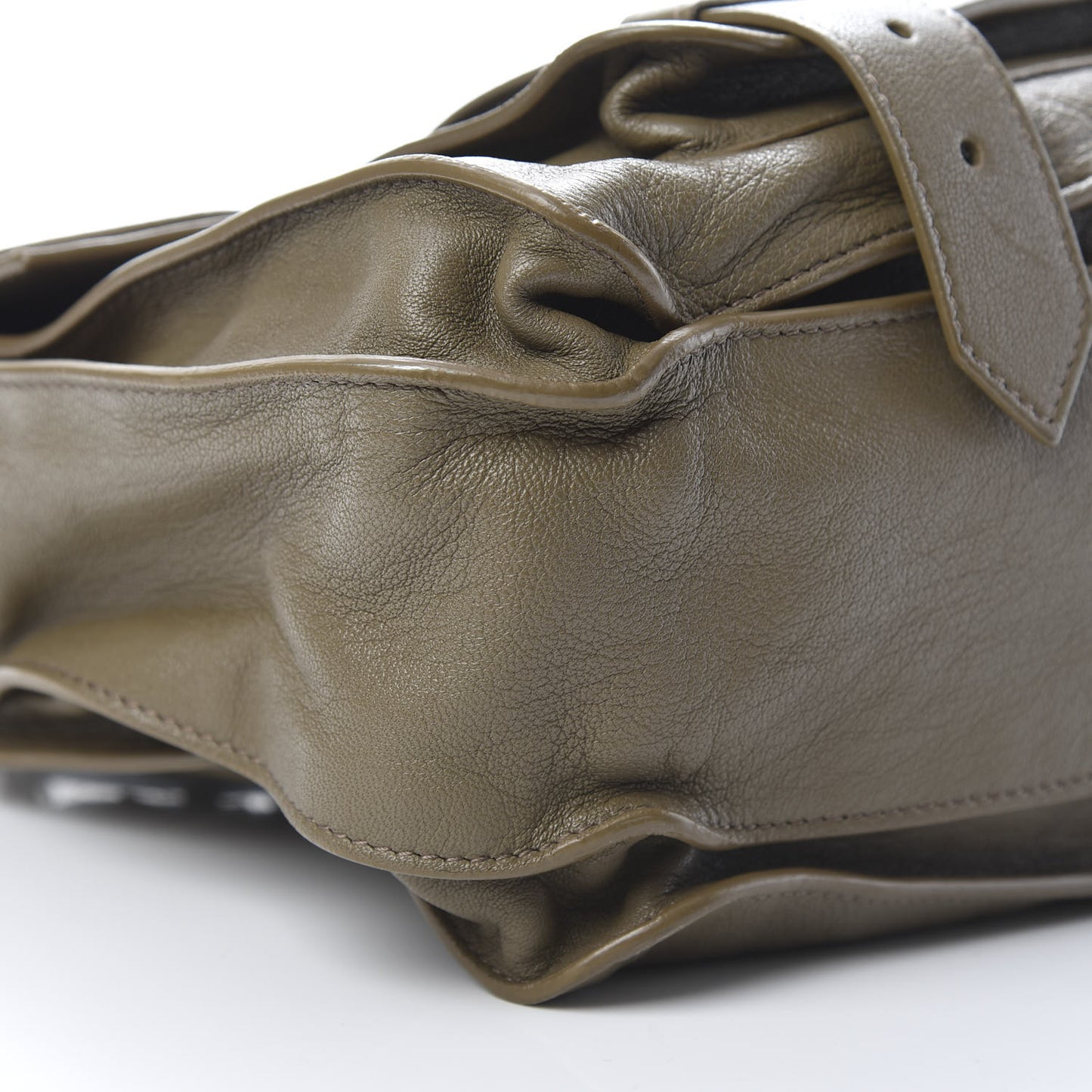 Lambskin Medium PS1 Satchel Dark Olive