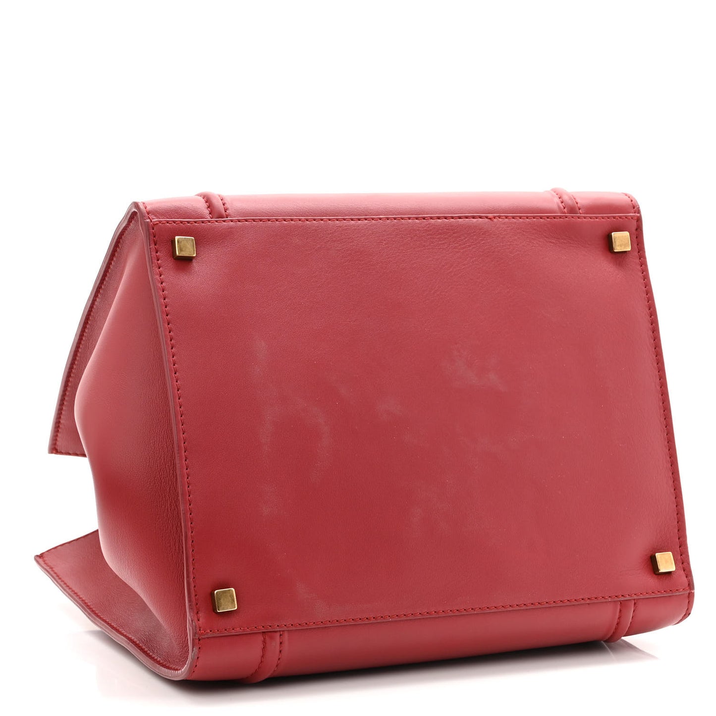 Supple Calfskin Medium Phantom Luggage Red