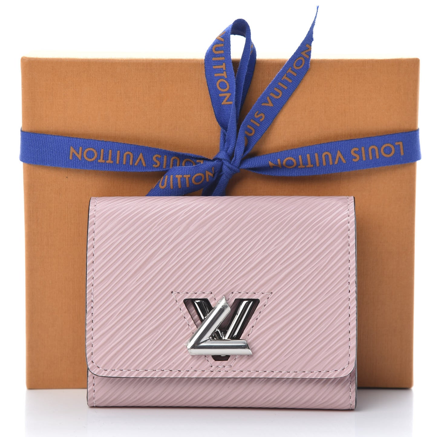 Epi Twist Compact Wallet Rose Ballerine