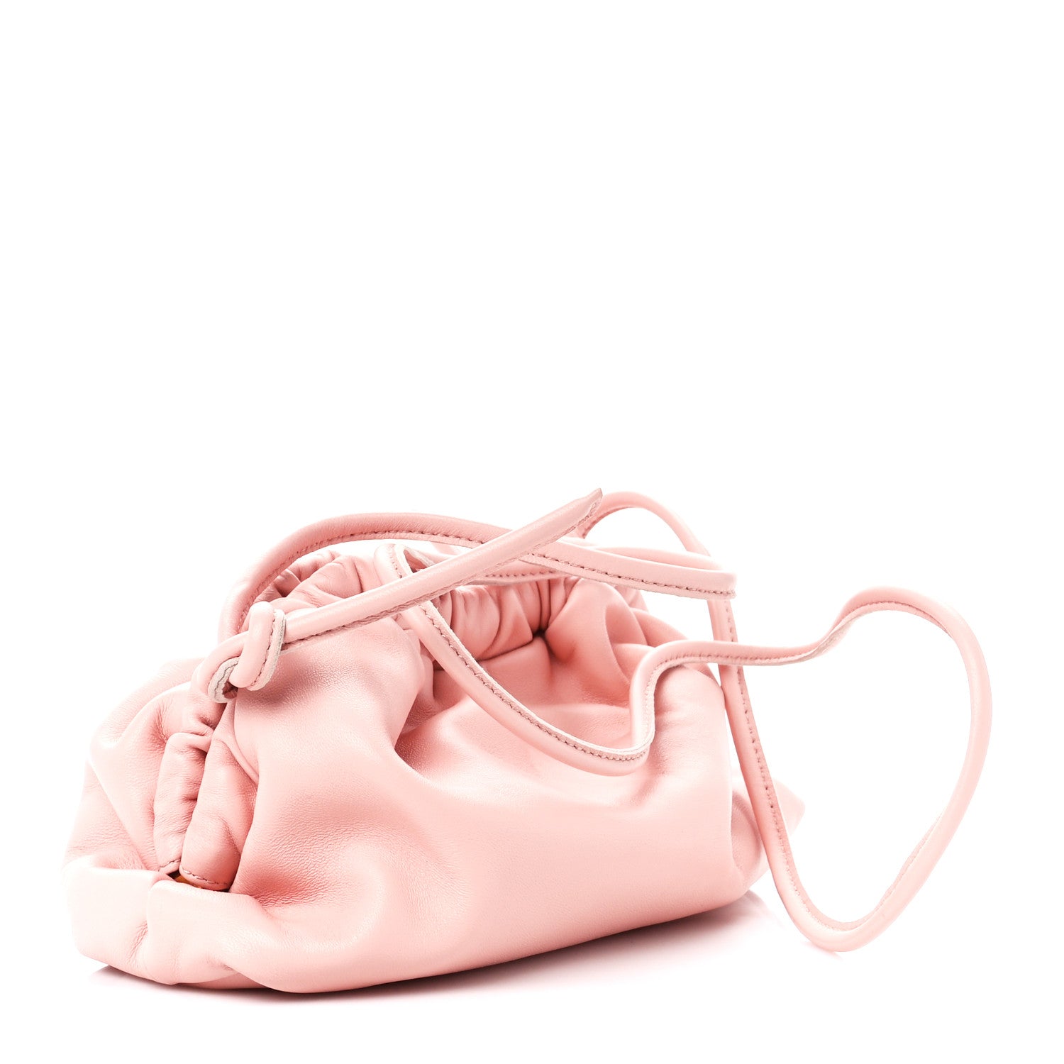 Mansur Gavriel Lambskin Mini Cloud Clutch Dahlia 3 of 9