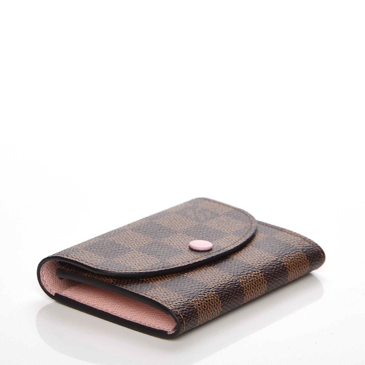 Louis Vuitton Damier Ebene Rosalie Coin Purse Rose Ballerine 4 of 7