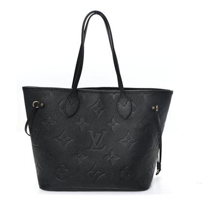 Louis Vuitton Empreinte Monogram Giant Neverfull MM Black 1 of 10