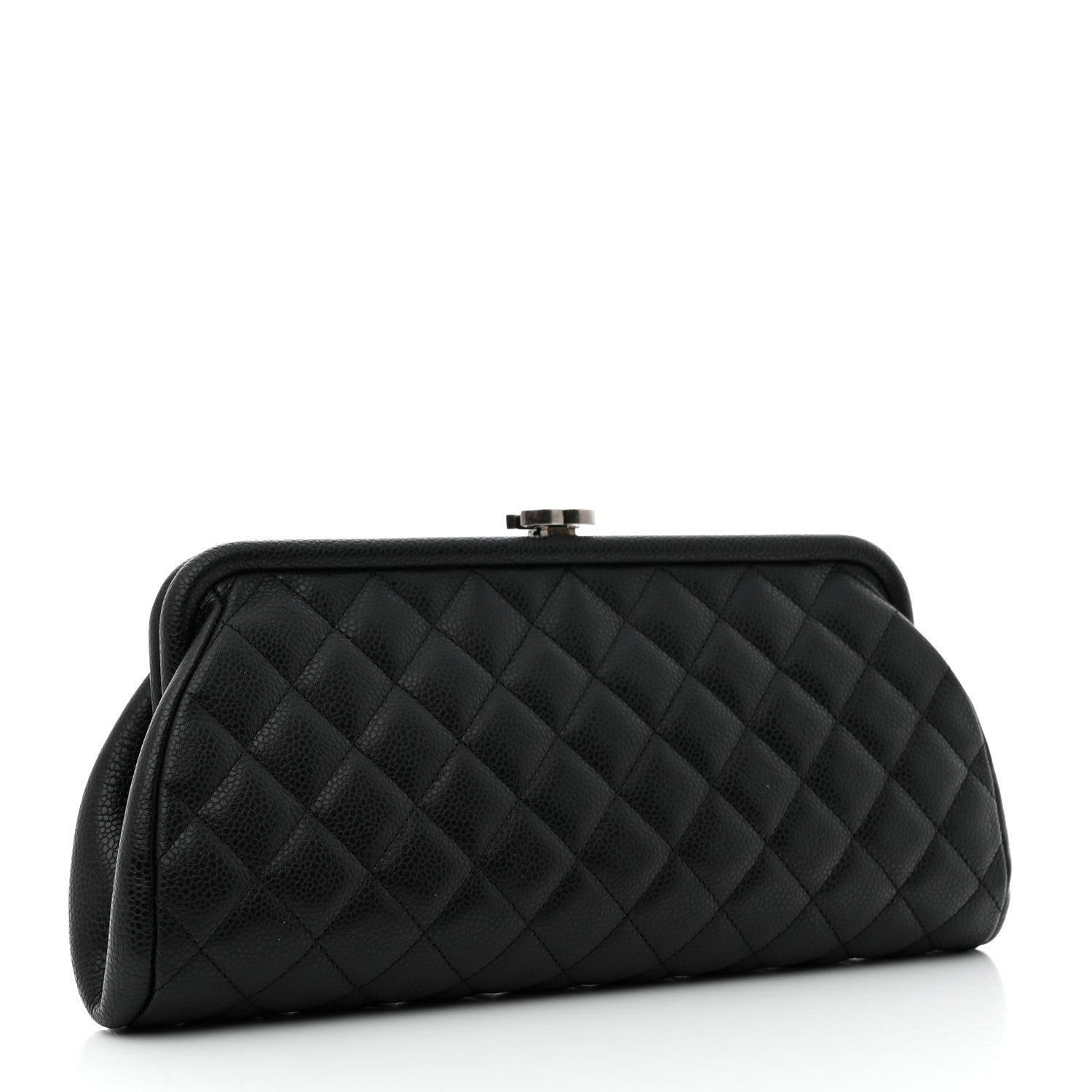 Chanel Caviar Quilted Timeless Clutch Black 3 of 7