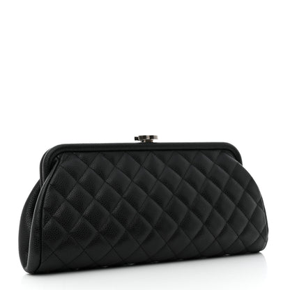 Chanel Caviar Quilted Timeless Clutch Black 3 of 7