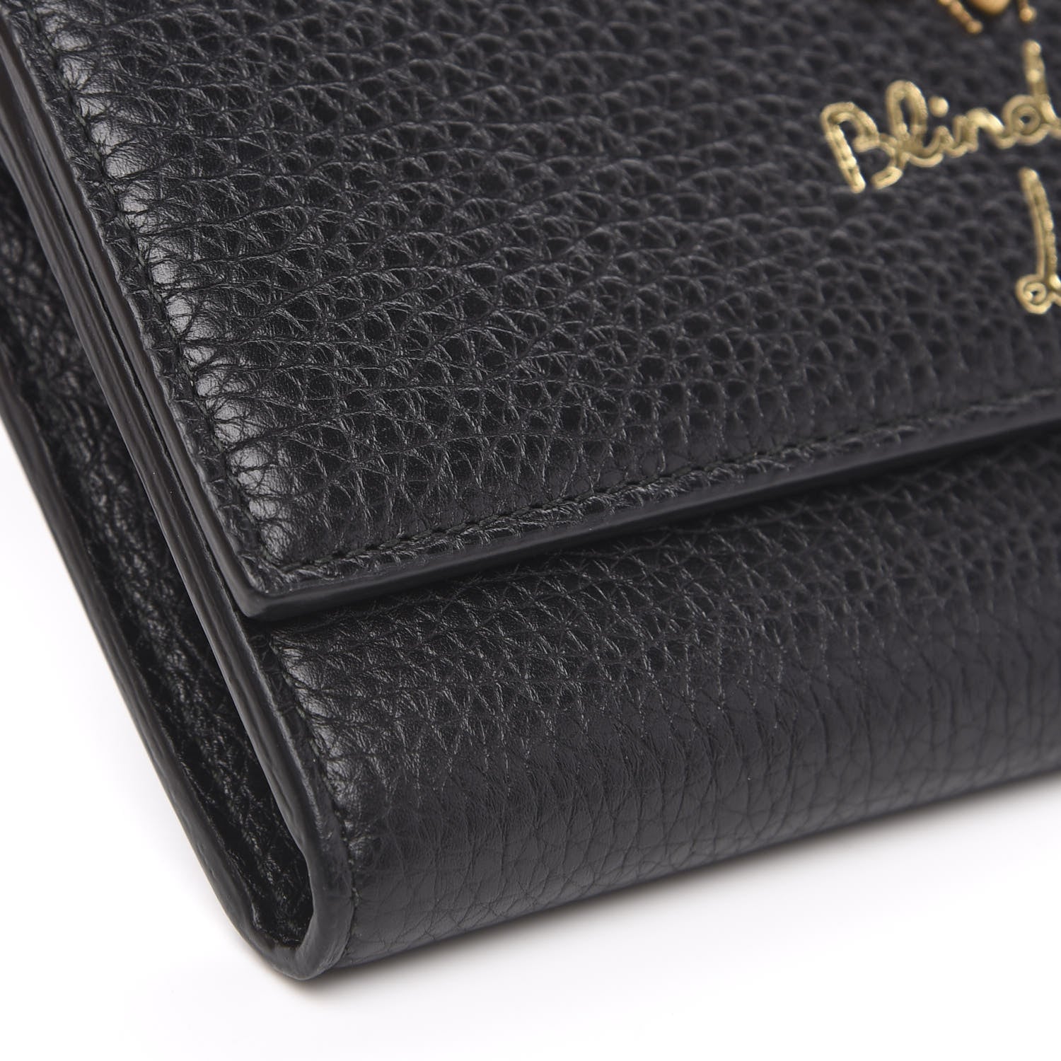 Gucci Calfskin Animalier Continental Wallet Black 9 of 10