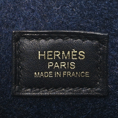 Hermes Feutre Swift Evelyne TPM Bleu Nuit Black 6 of 11