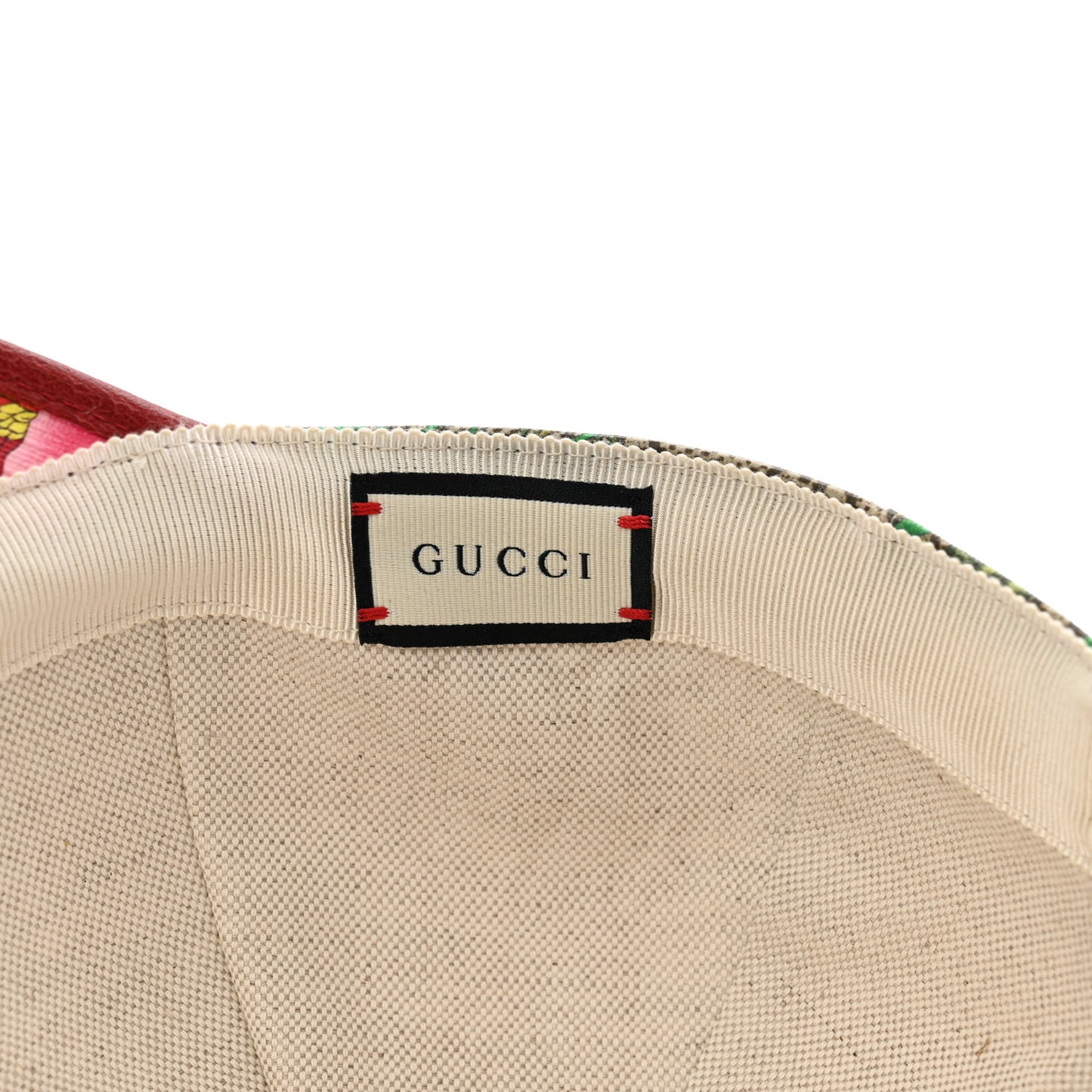 GG Supreme Flora Claudia Baseball Hat 56 S Red