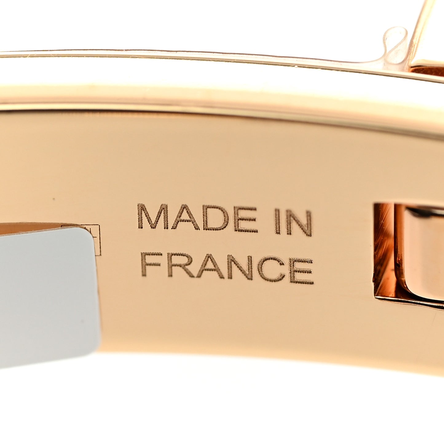 Enamel Mini Clic Kelly Bracelet PM Marron Glace