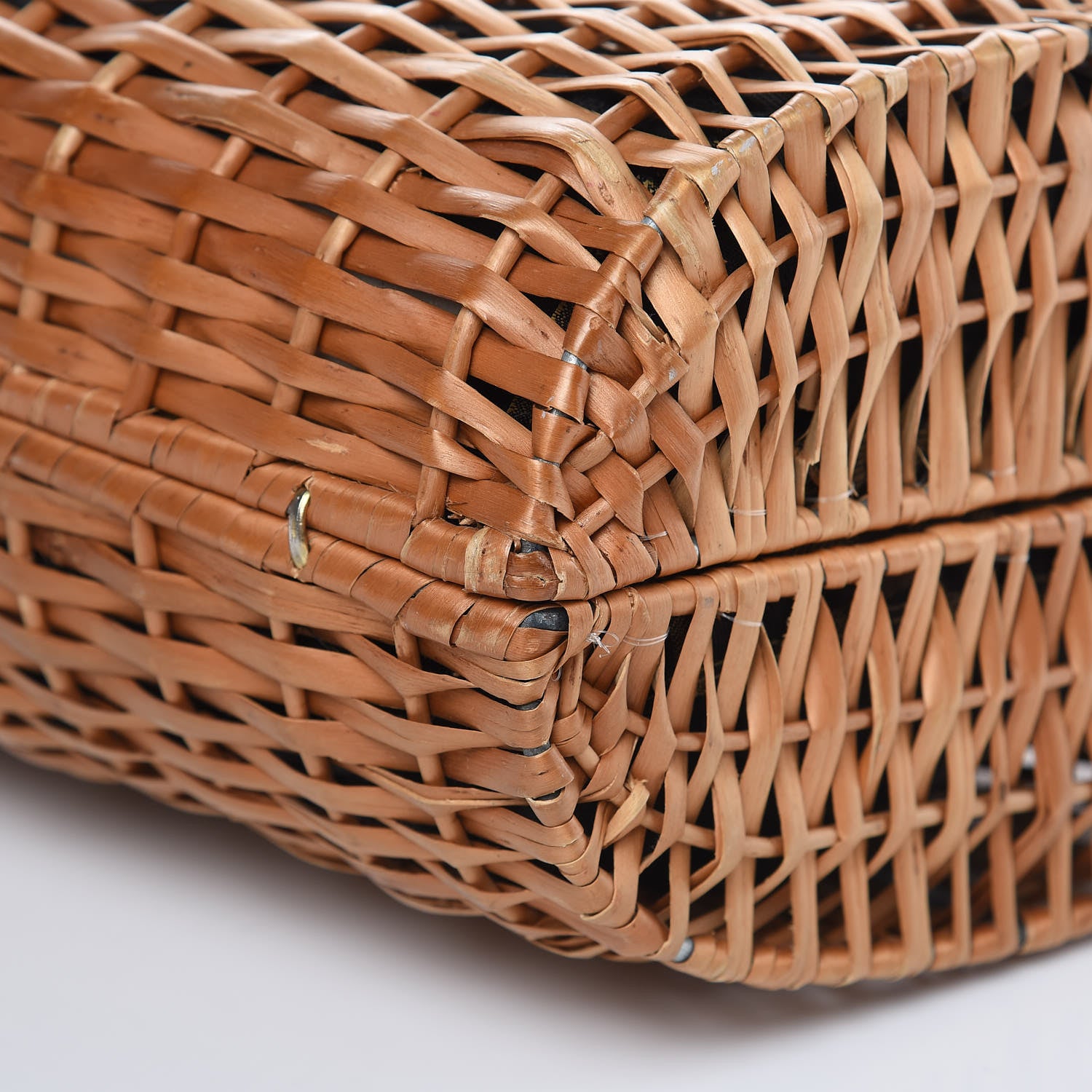 Fendi Woven Straw Wicker Bag Brown 13 of 13