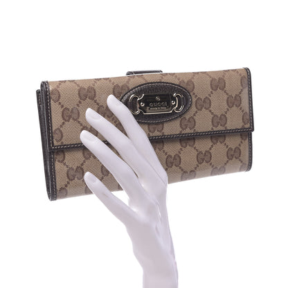Gucci Crystal Monogram Continental Wallet Brown 2 of 8