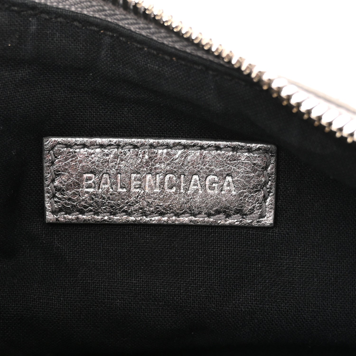 Balenciaga Metallic Agneau Arena Le Cagole Shoulder Bag XS Silver 6 of 12