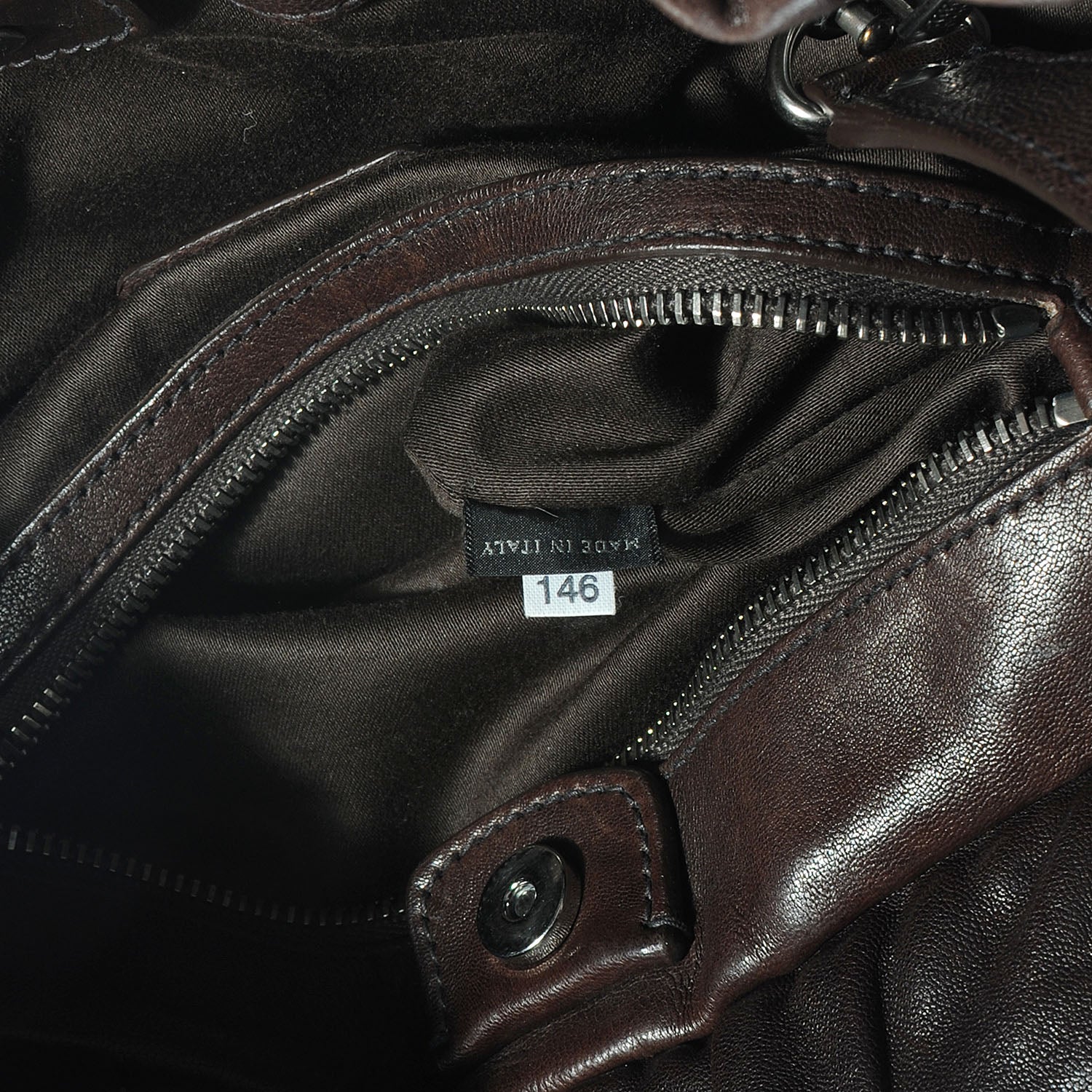 Miu Miu Nappa Leather Patchwork Shopping Tote Caffe 6 of 7