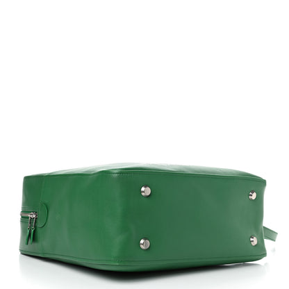 Balenciaga Shiny Day Calfskin M Triangle Duffle Vert Irlandais 3 of 6